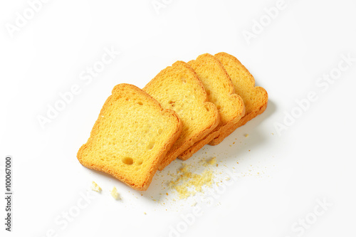 Fotografija Crunchy rusk slices