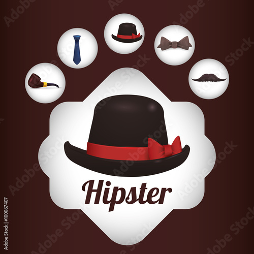 Hipster style design 