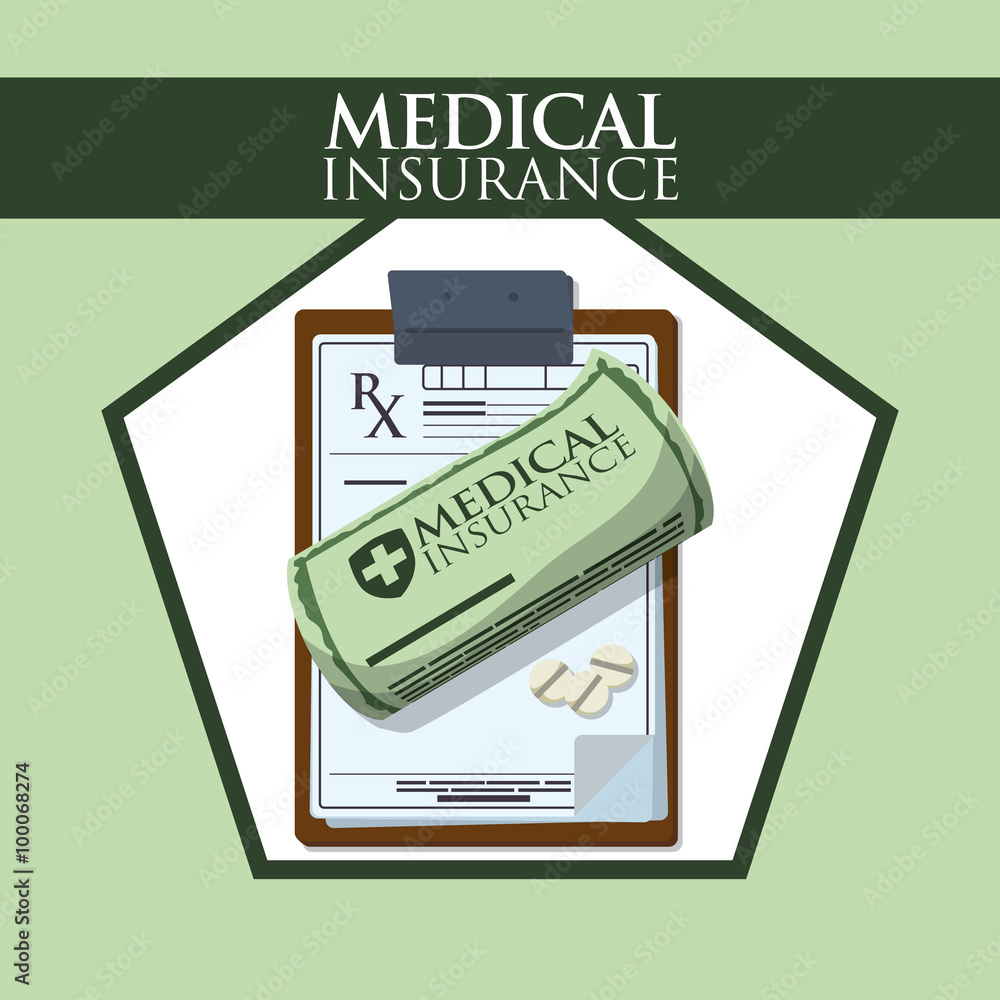 Naklejka premium Medical care design 