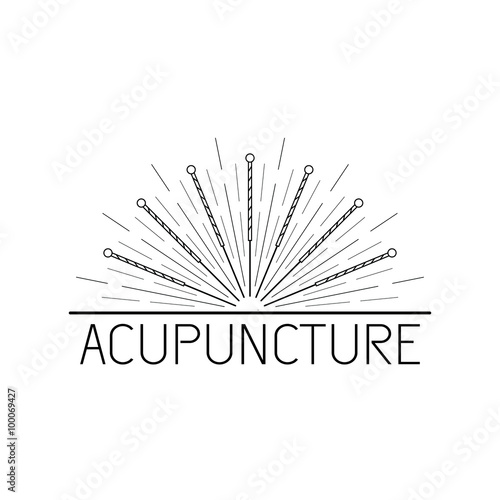 vector elements for acupuncture and massage, TCM 07
