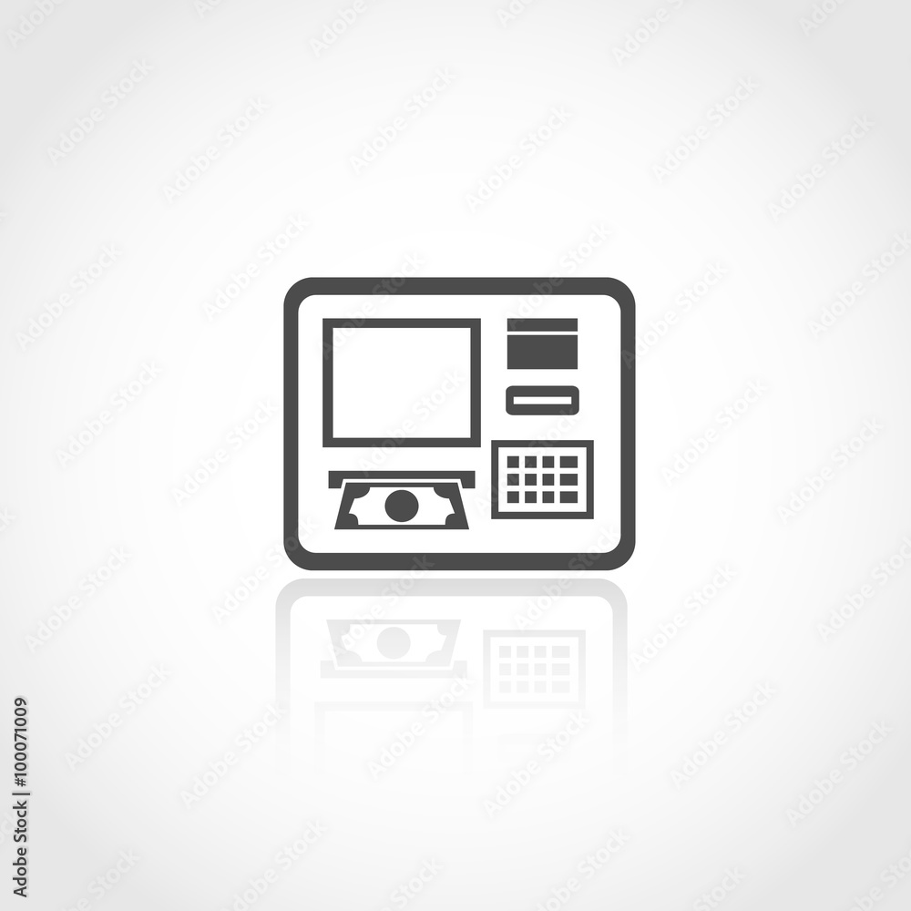 Automated teller machine icon Automated teller machine icon