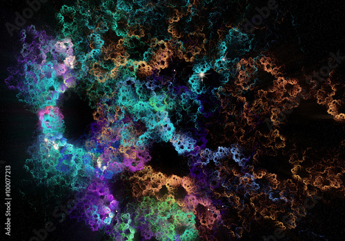 Fototapeta Naklejka Na Ścianę i Meble -  Abstract fractal background