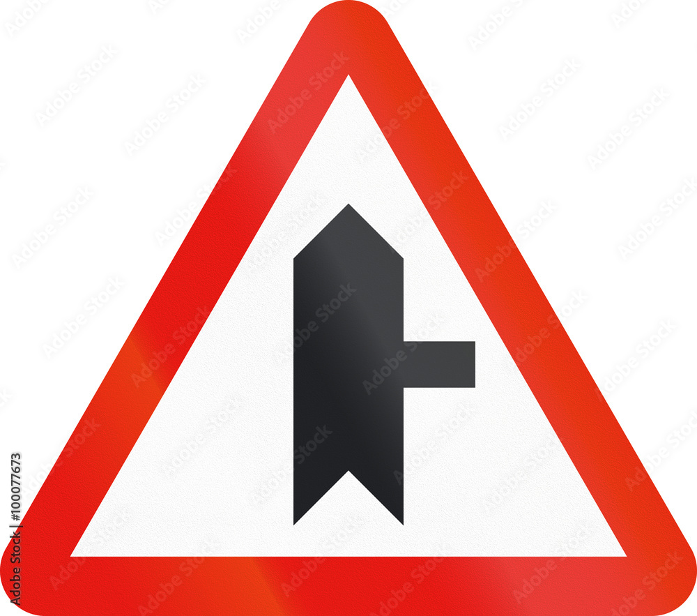 Road sign used in Spain - Intersection with priority Road sign used in Spain - Intersection with priority