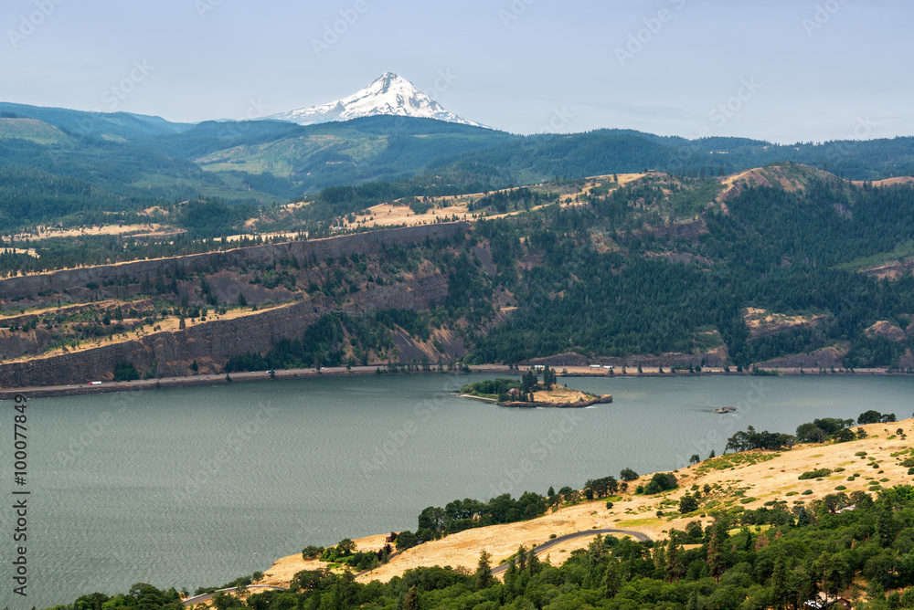Columbia River Gorge and Mt Hood