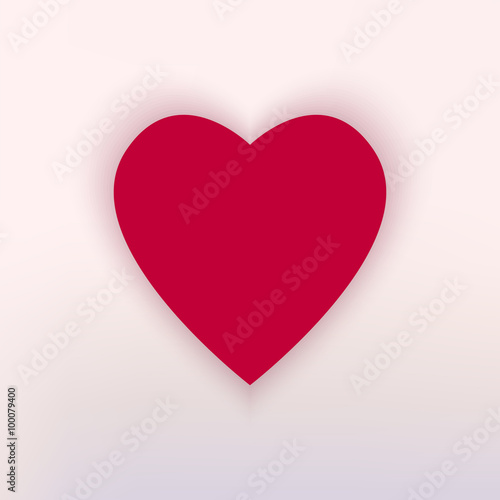 vector symbol heart shape design on rose quartz and serenity background.