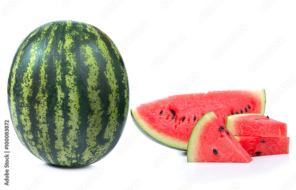 Watermelon isolated on white background Watermelon isolated on white background