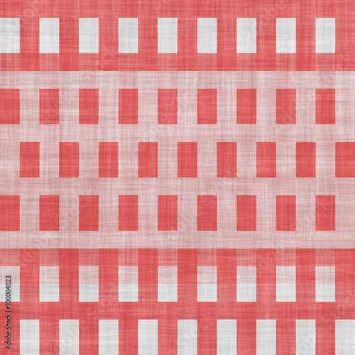 Seamless red and white geometric texture