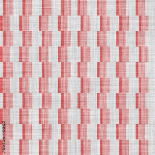 Seamless red and white geometric texture