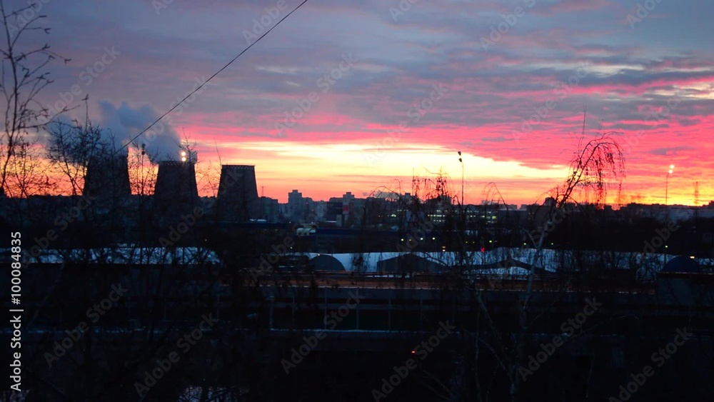 Views of The City - in The Glow Tube Power of The morning sun