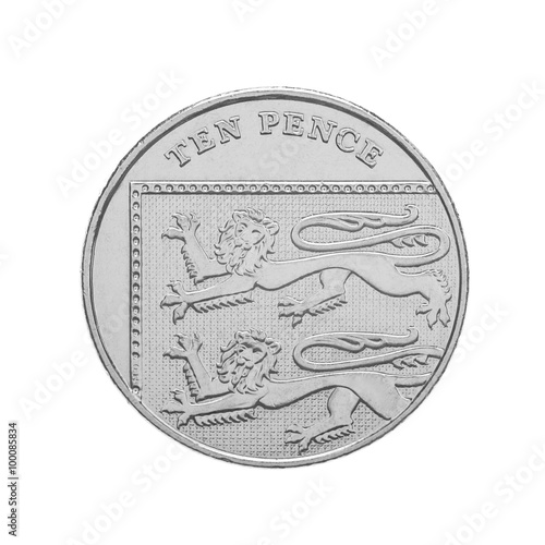 UK Ten Pence coin 