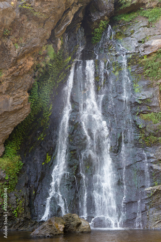 Klong Lan waterfall in rain forest of Thailand