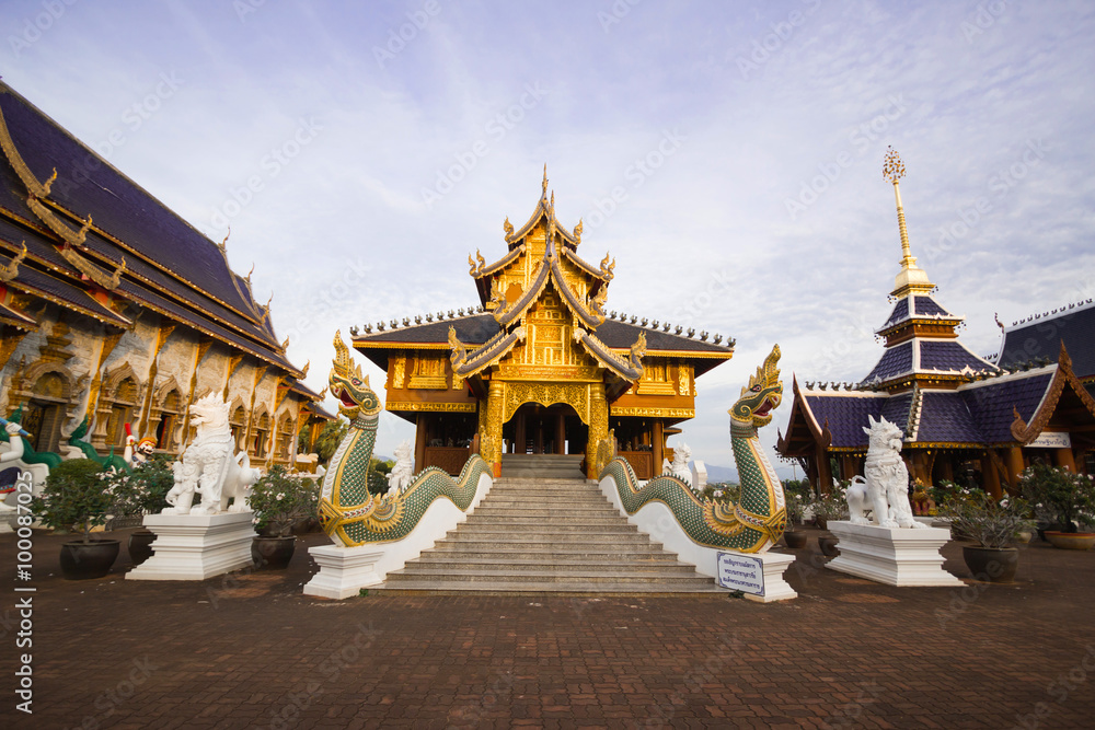 Fototapeta premium Wat Ban den Temple Maetang Chiangmai Thailand