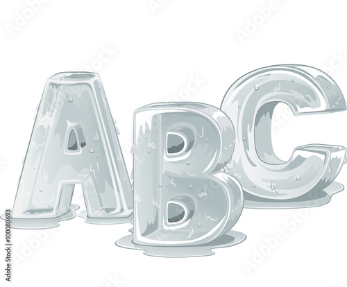 Ice Capital Letters
