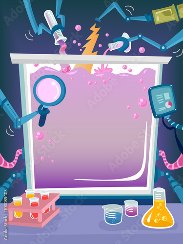 Chemical Lab Experiment Frame