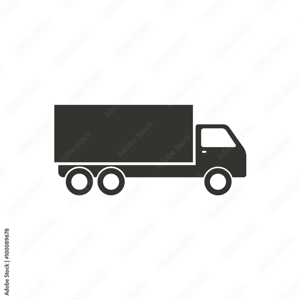 Truck - vector icon.