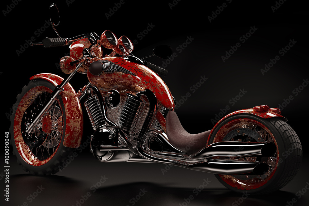 Fototapeta premium futuristic motorcycle