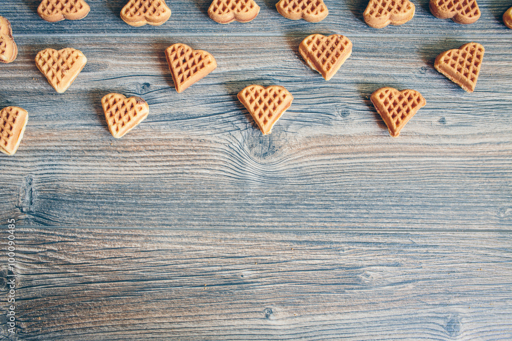 Cookies in a heart-shaped Valentine's Day. Cookies in a heart-shaped Valentine's Day.