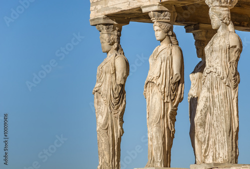 Caryatids Beautiful Girls of Greece