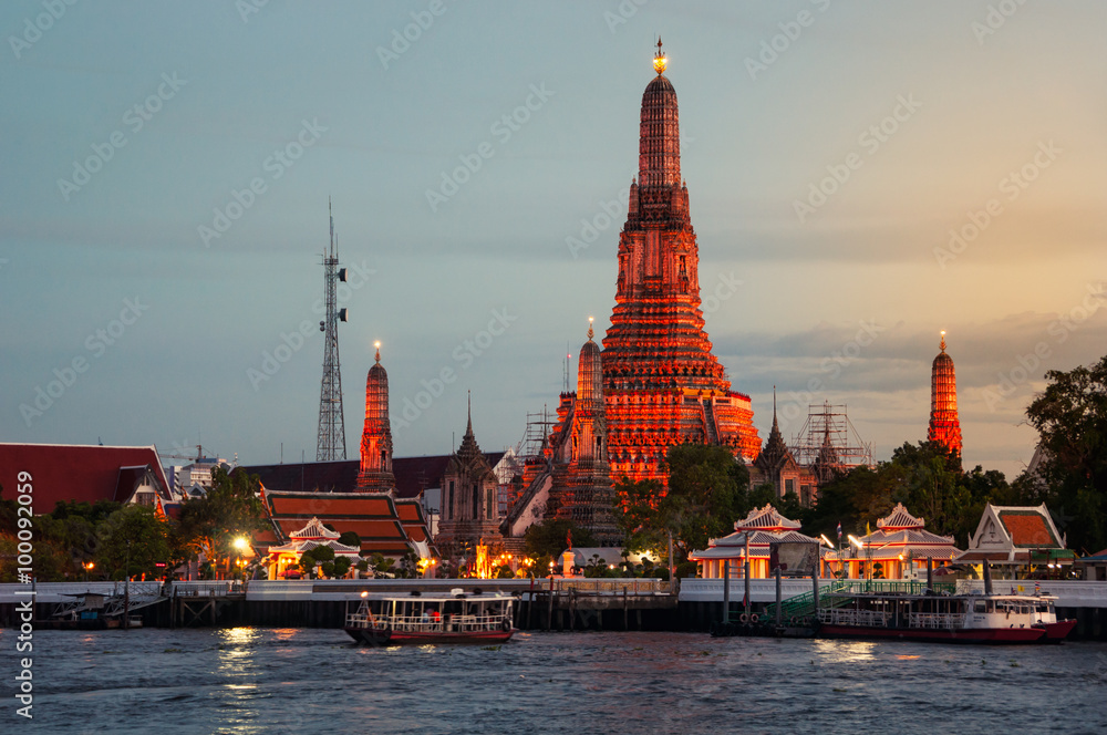 Wat Arun Temple in Bangkok