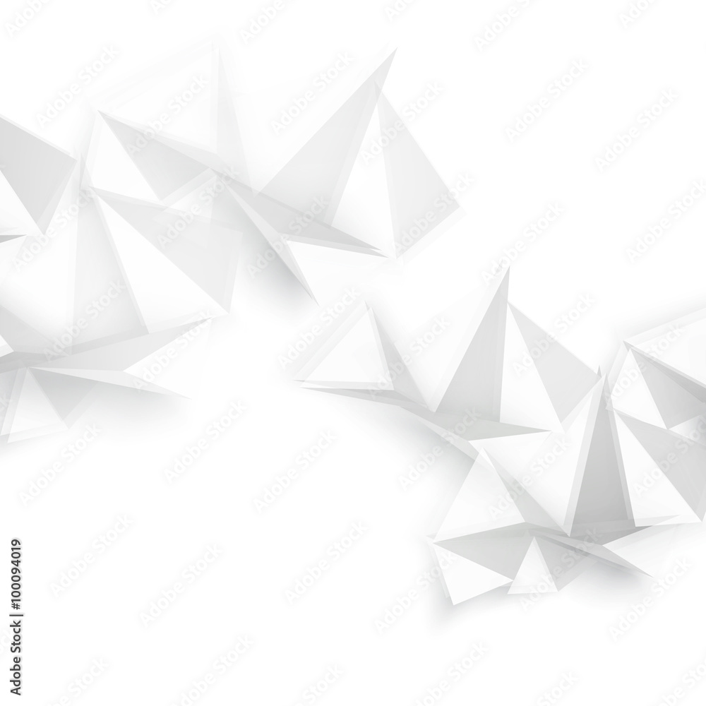 Vector Abstract geometric shape from gray. Vector Abstract geometric shape from gray.