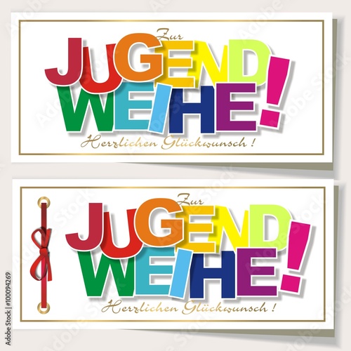 Karte zur Jugendweihe