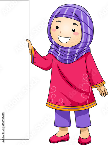 Kid Girl Muslim Board