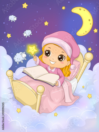 Kid Girl Bedtime Fantasy Book