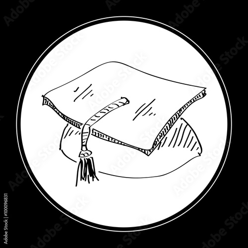 Simple doodle of a mortar