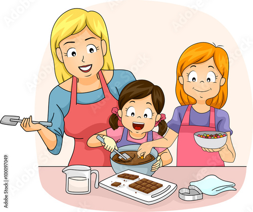 Kids Girls Teacher Make Cho...