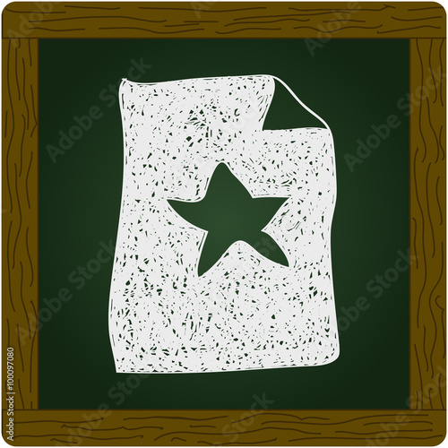 Simple doodle of a favourites list