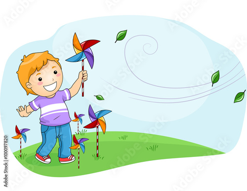 Kid Boy Pinwheel