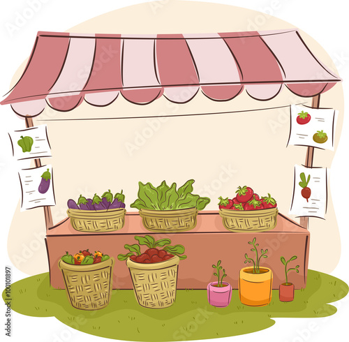Stand Produce