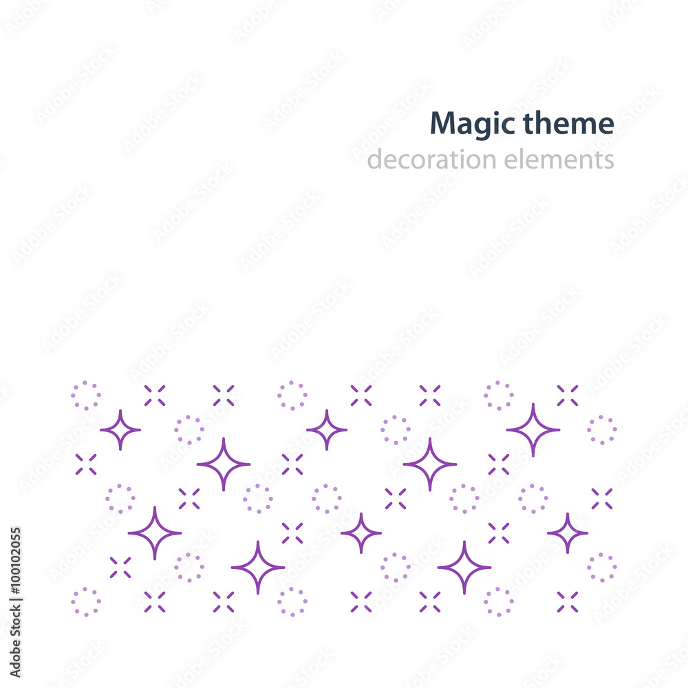 Magic theme, festive event