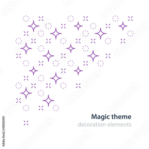 Magic theme, festive event