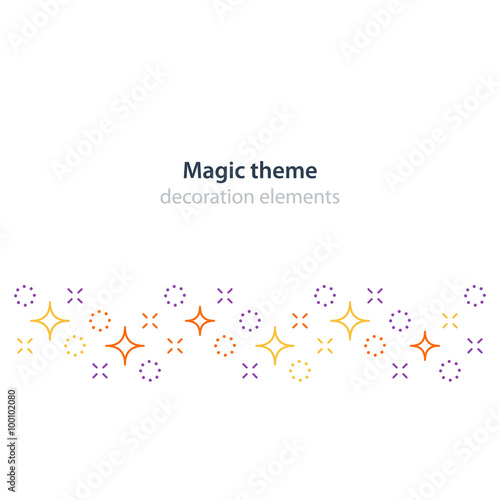 Magic theme, festive event