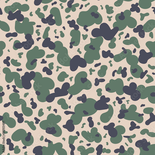 Military Camouflage Textile Pattern