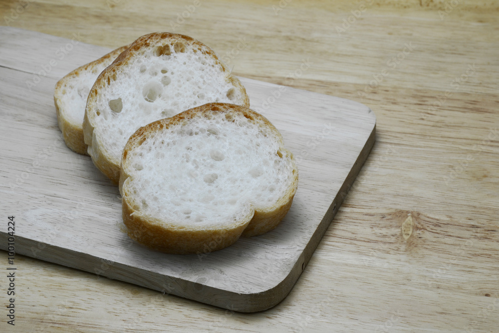 bread stick on wood table bread stick on wood table