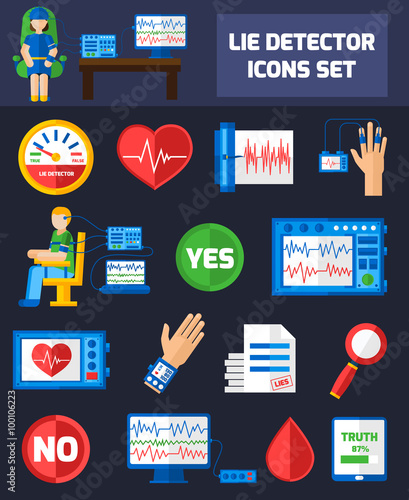 Lie Detector Icons