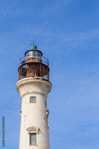 Rusty Top of Aruba Lighthouse