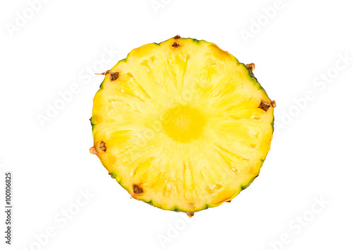 Slice fruit pineapple
