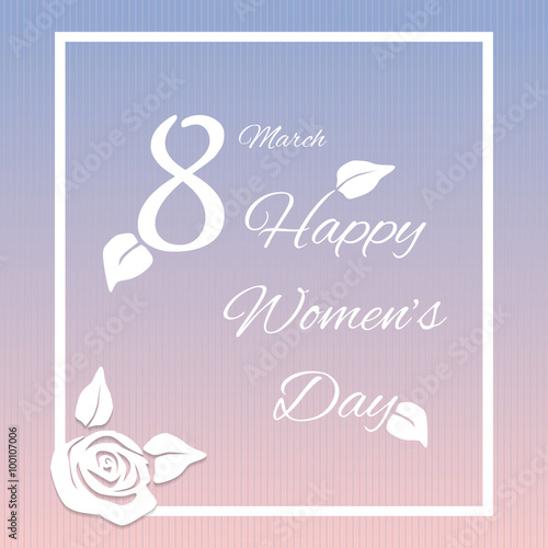 happy womens day design, vector illustration 