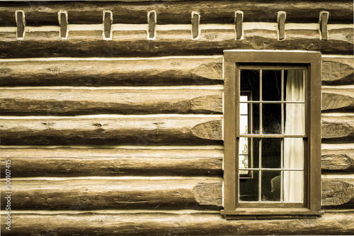 Obraz na plátne Log Cabin