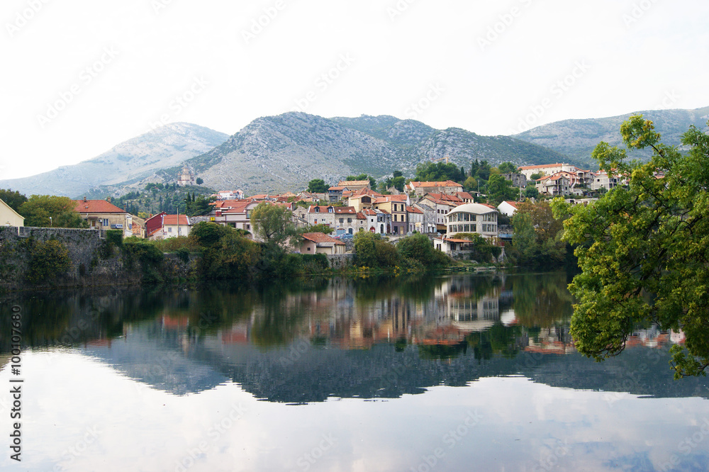 City of Trebinje and the river Trebisnjica