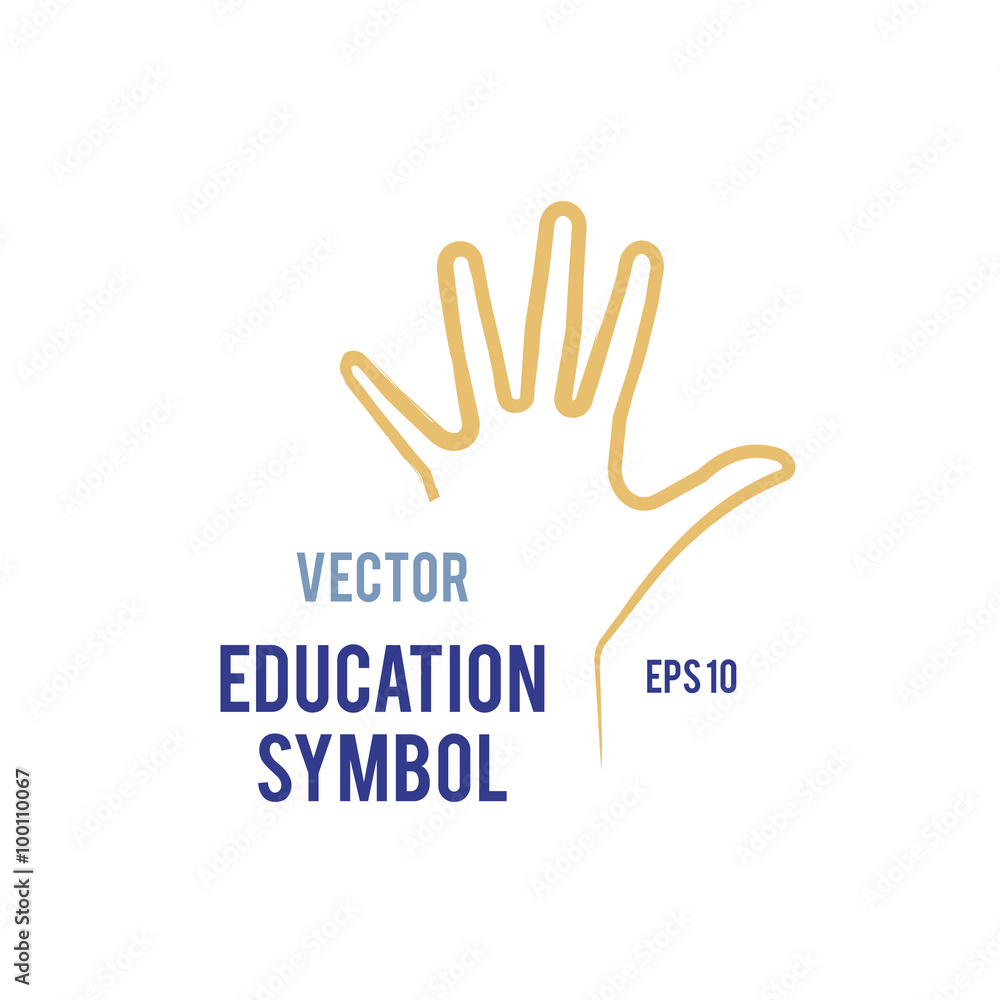 Vector symbol of education Vector symbol of education