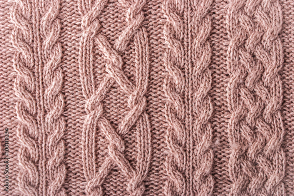 Pink figured sweater background horizontal Pink figured sweater background horizontal