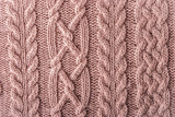 Pink figured sweater background horizontal