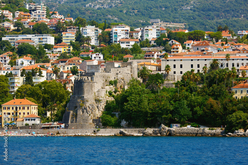 Herzeg Novi old town fortress. Montenegro touristic city. © kotina
