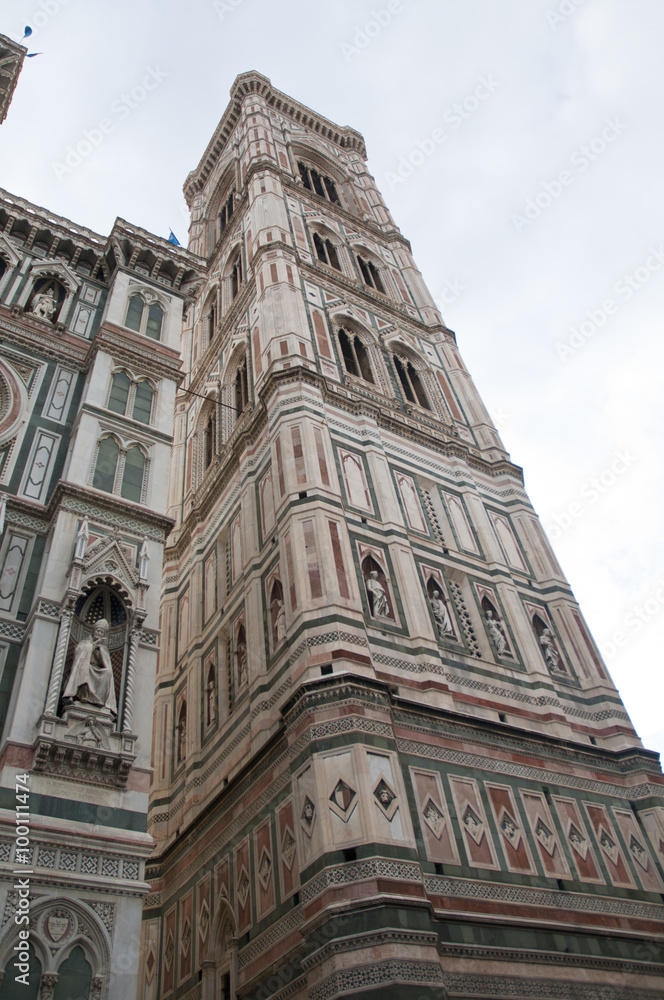 Battistero building in Center of the Firenze italy