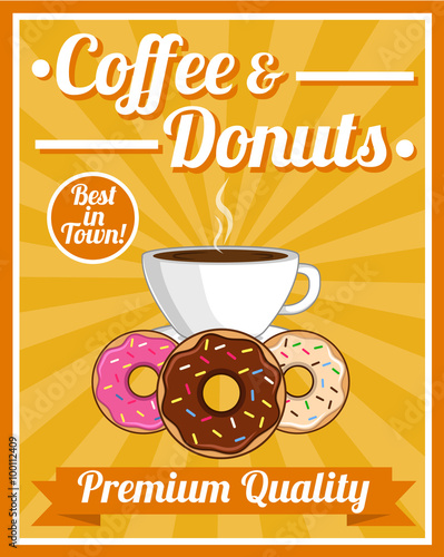 Coffee & Donuts Poster