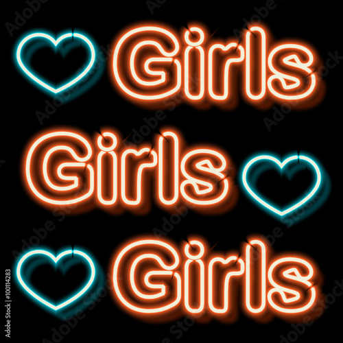 Vintage neon sign